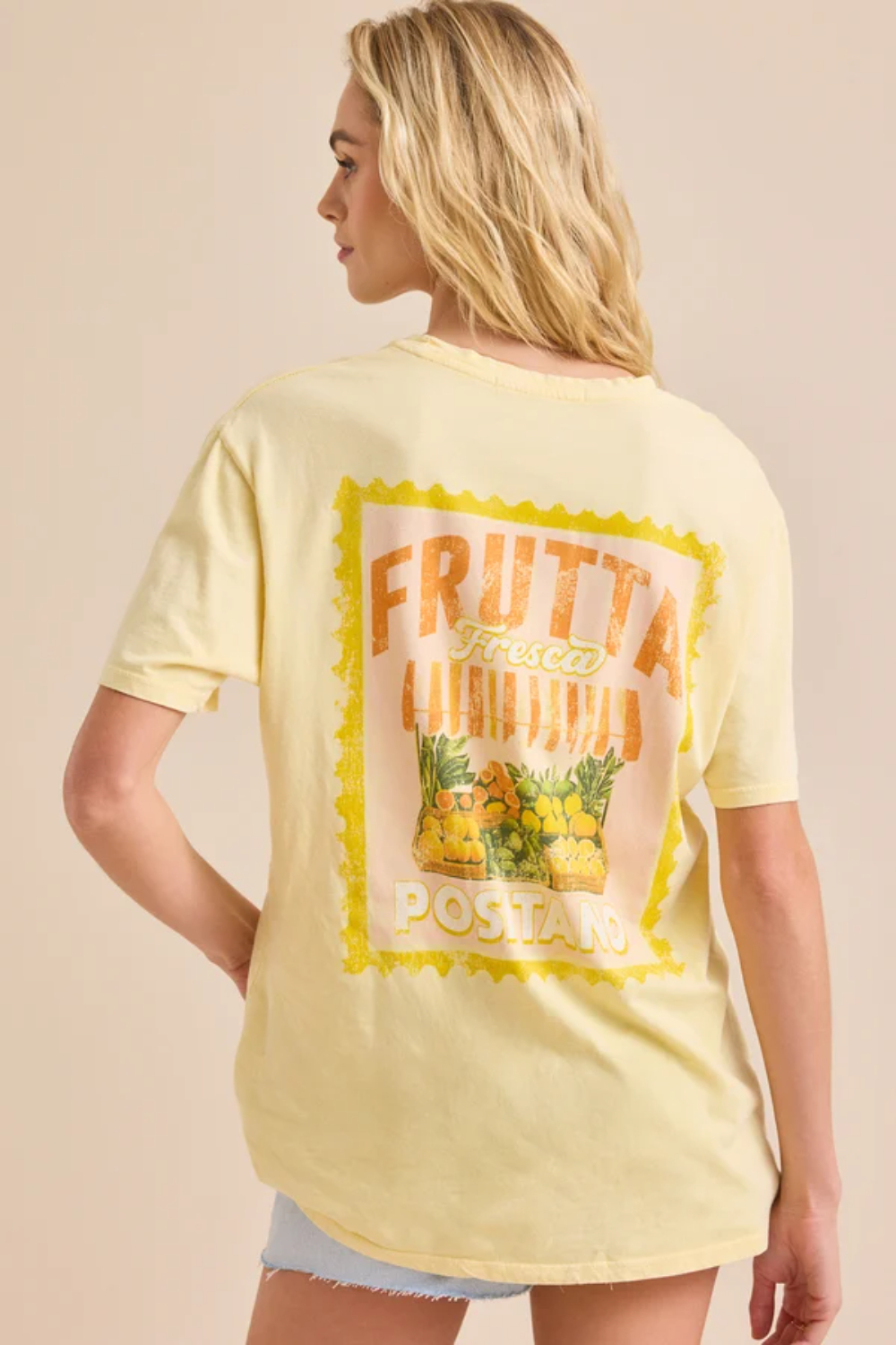 Positano Fruit Stand Oversized Tee