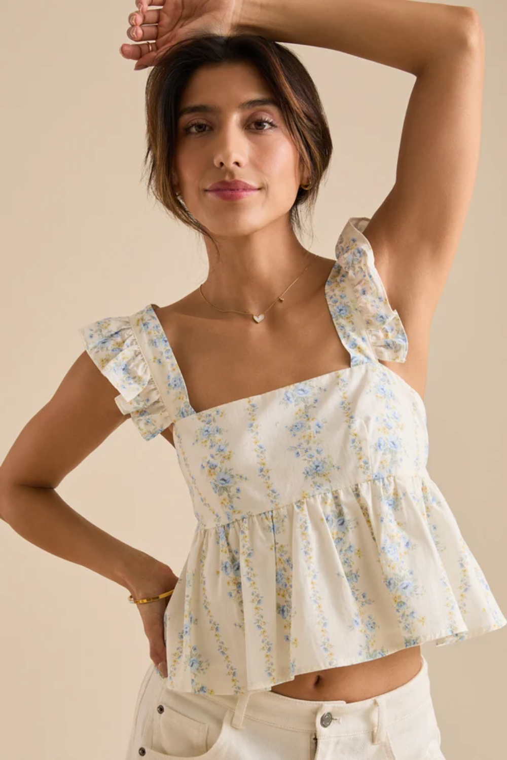 Betsy Bow Back Babydoll Tank