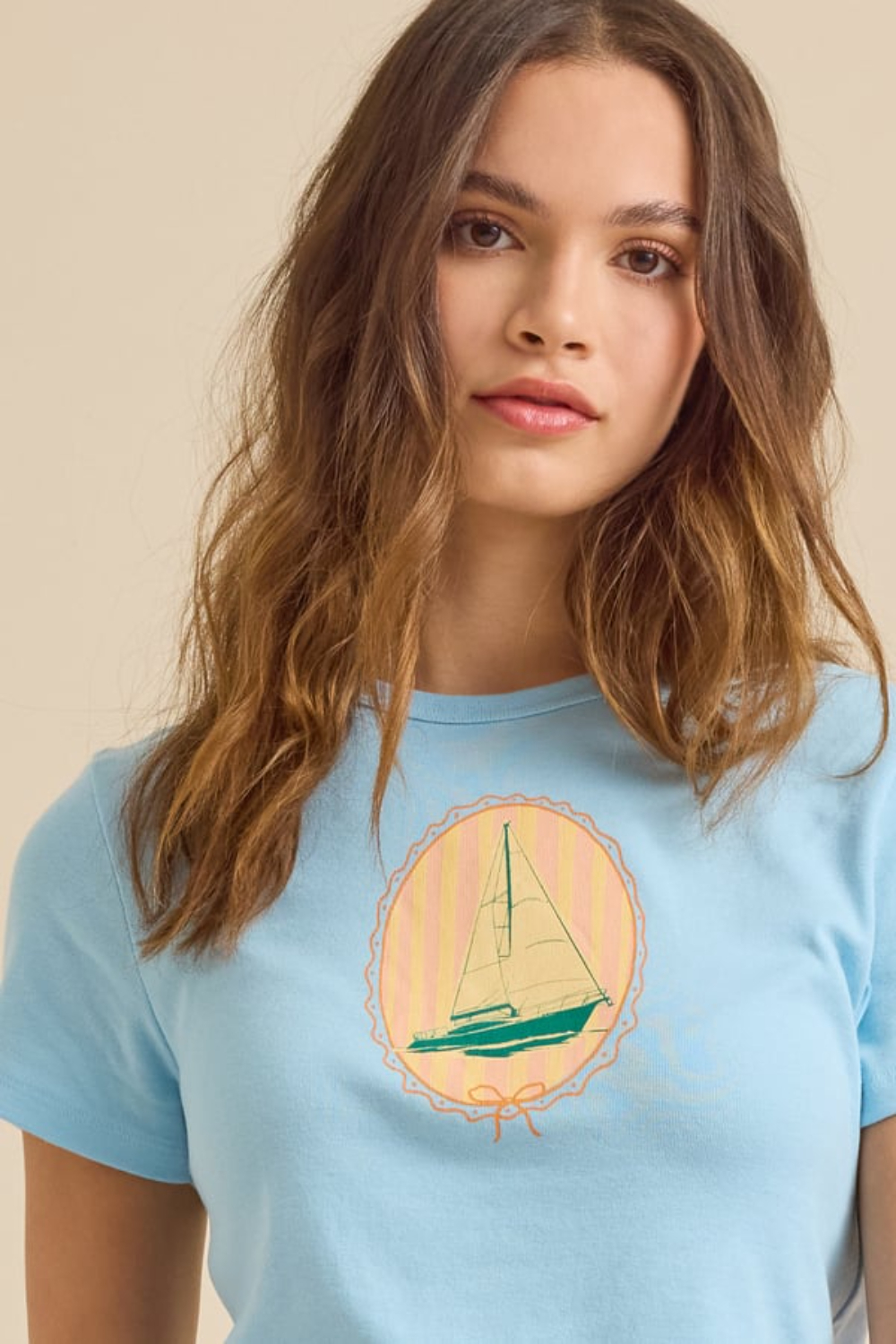Sailboat Bow Baby Tee