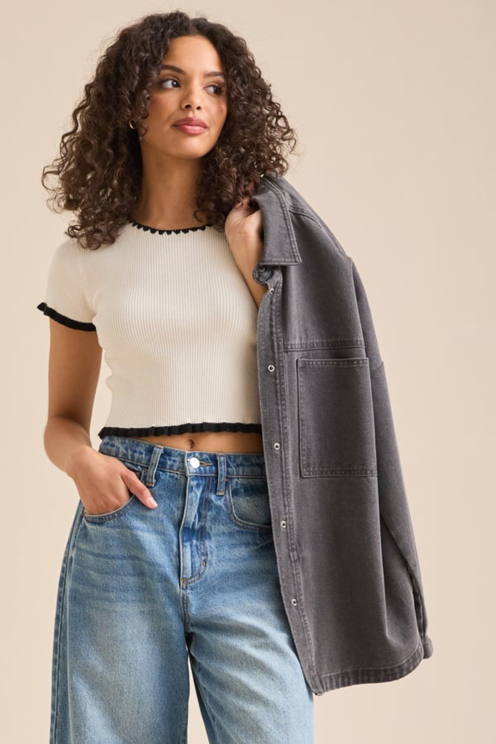 Laikyn Ribbed Top