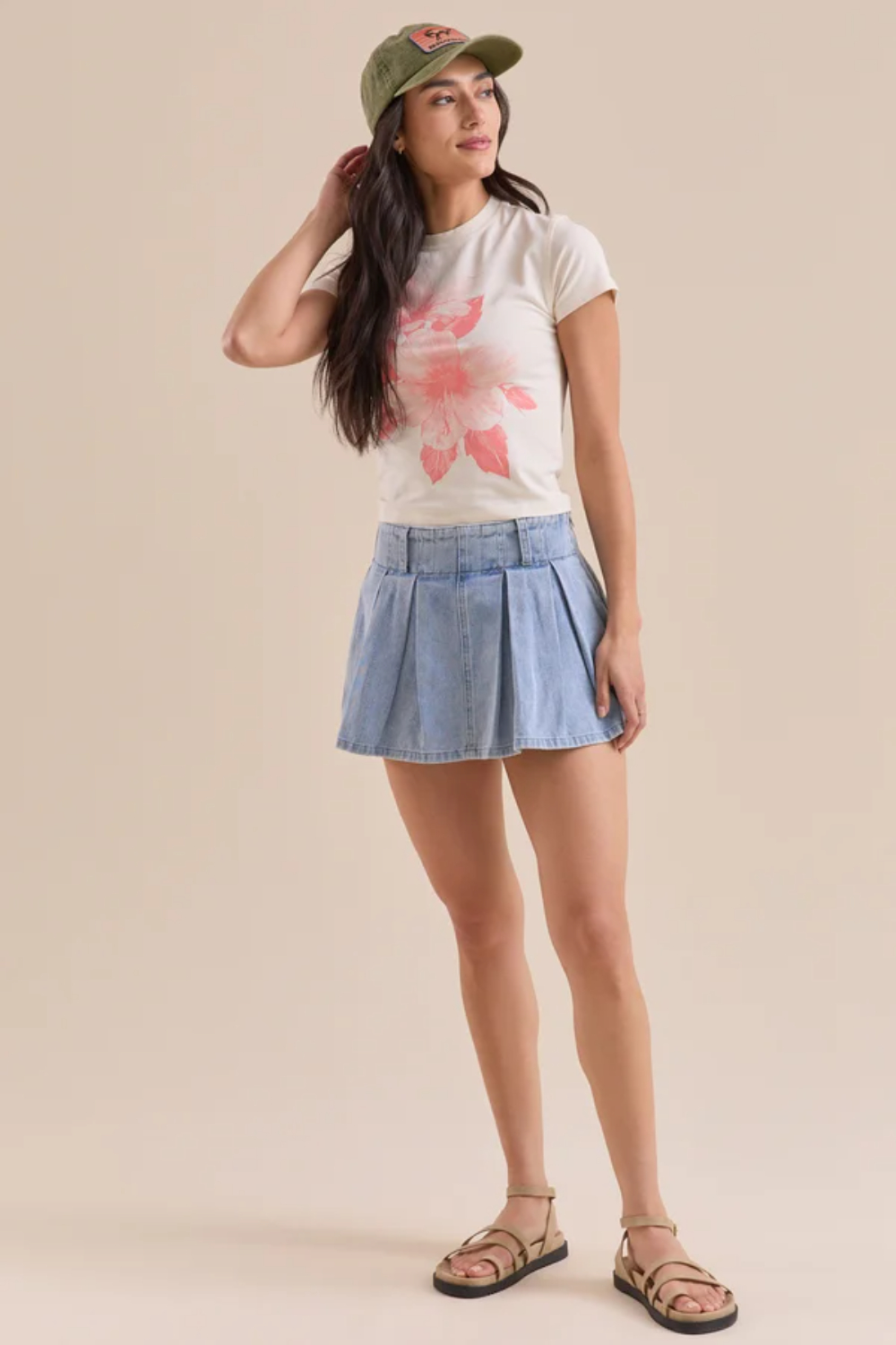 Hibiscus Baby Tee