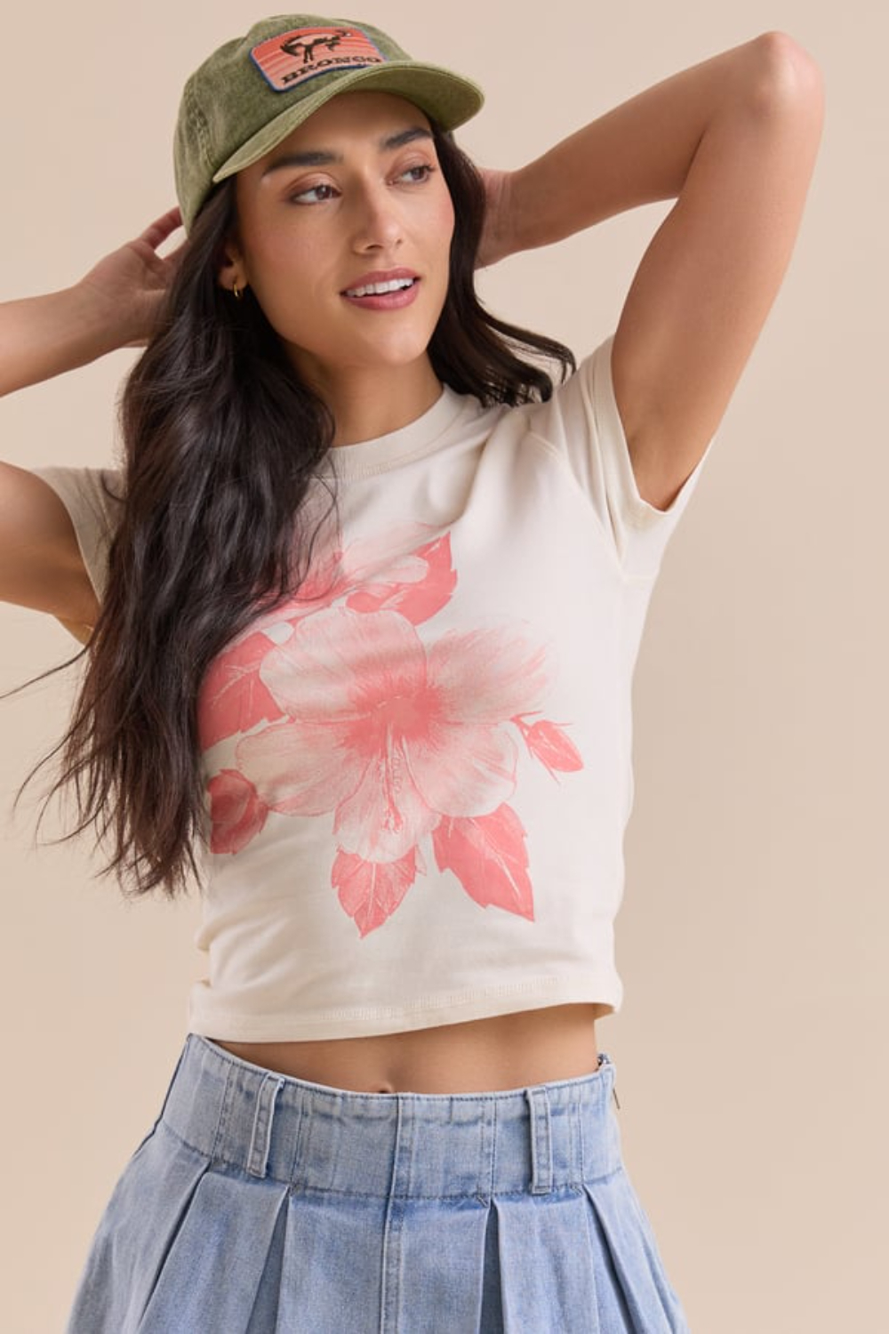 Hibiscus Baby Tee