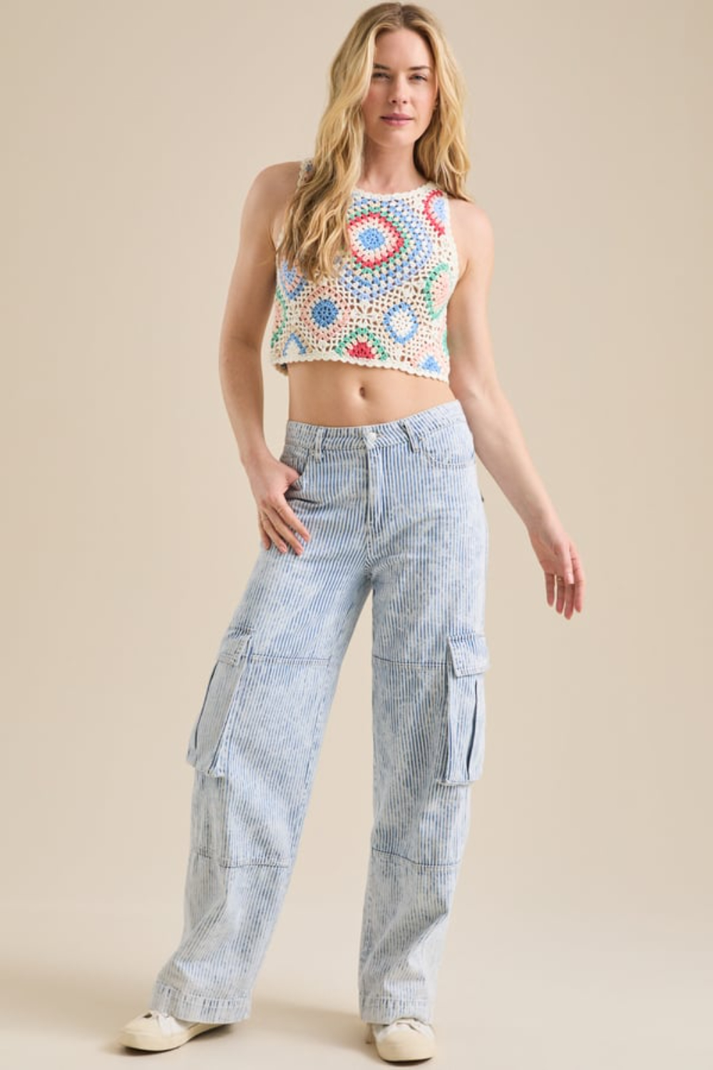 Blossom Crochet Tank
