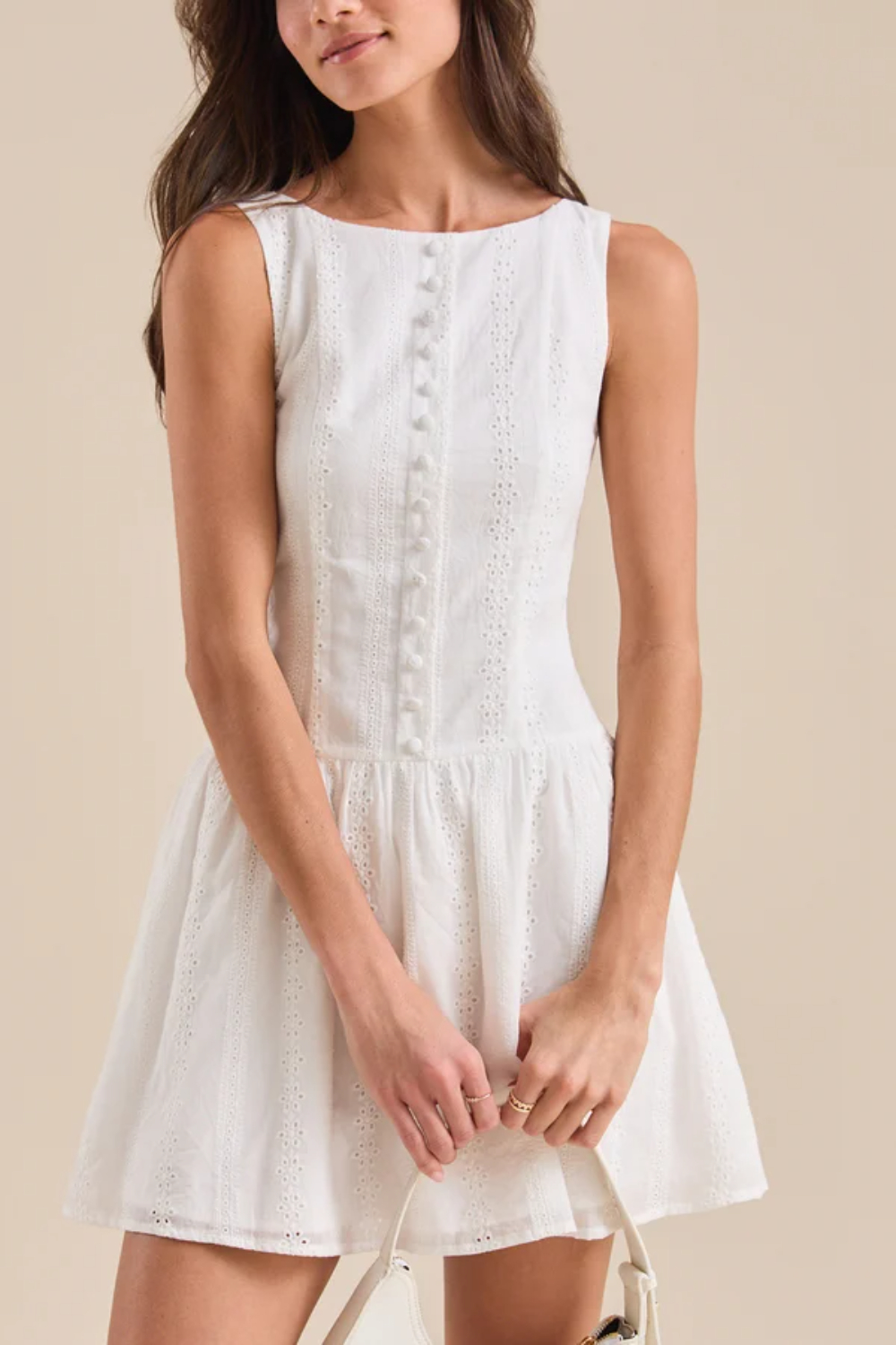 Layla Eyelet Mini Dress