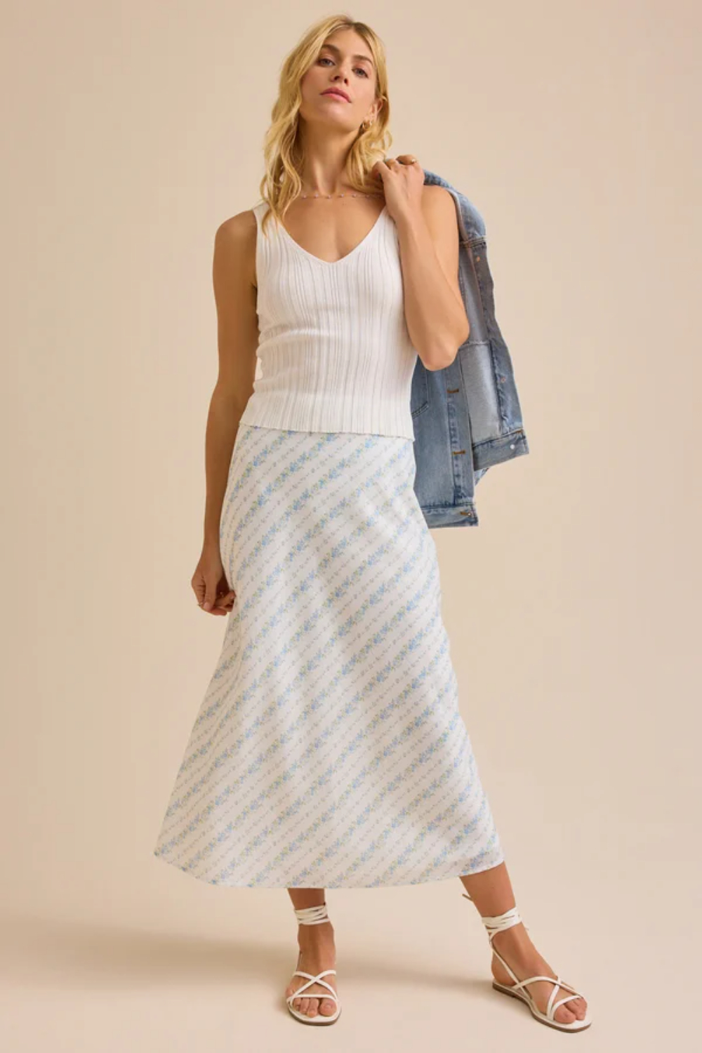 Livia Floral Midi Skirt