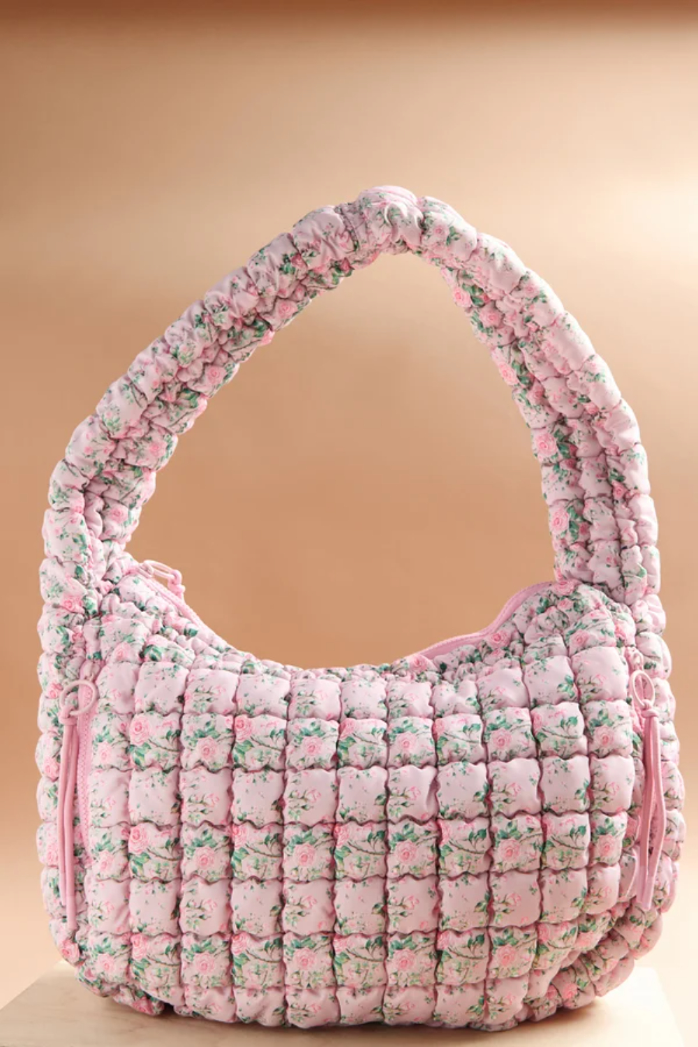 Proficient Floral Quilted Puffer Shoulder Bag