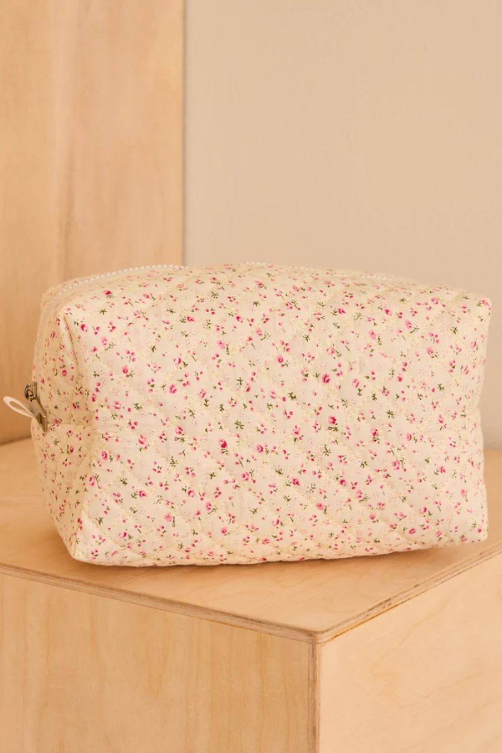 Everly Quilted Makeup Bag