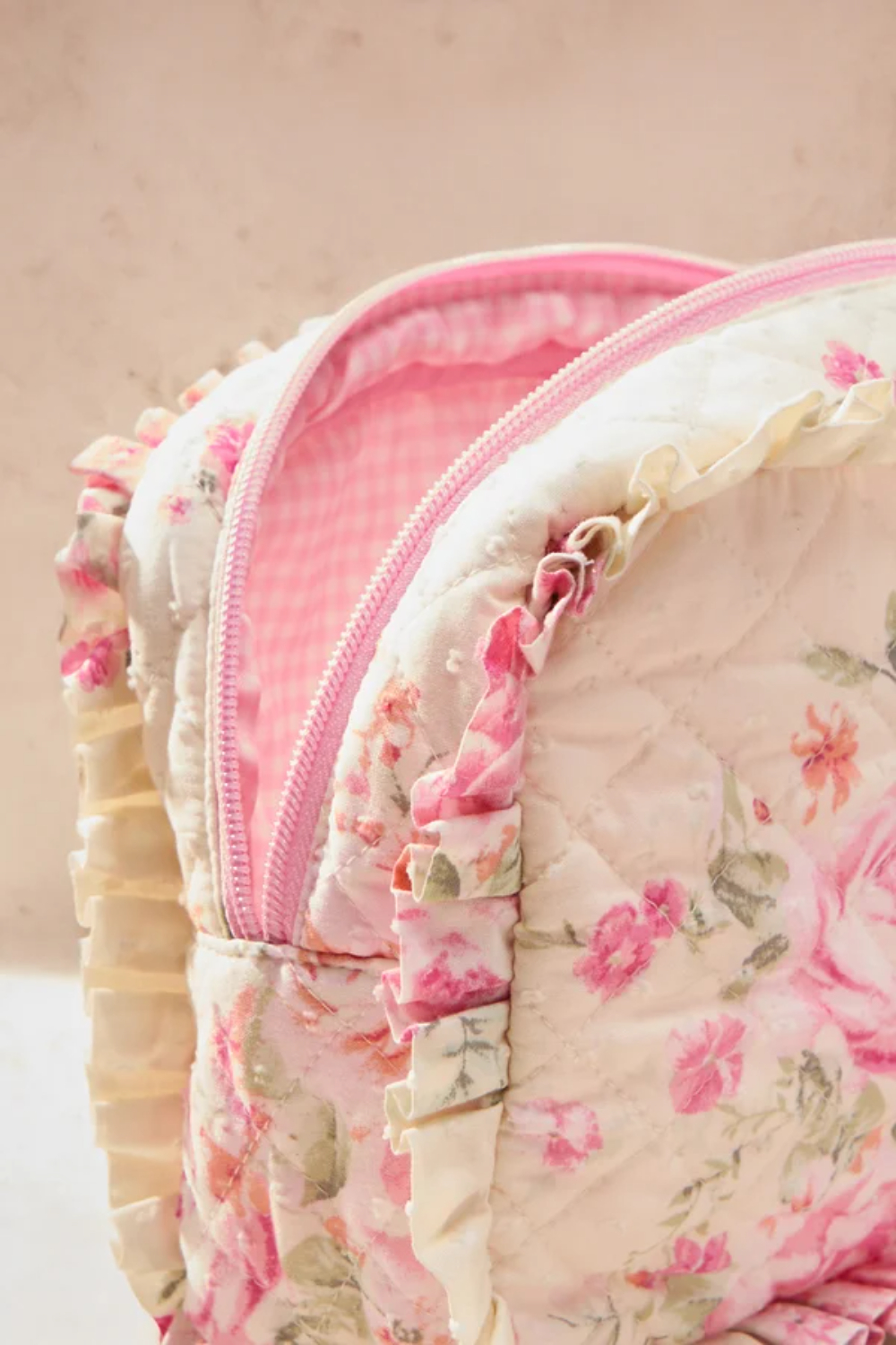 Claire Floral Makeup Bag