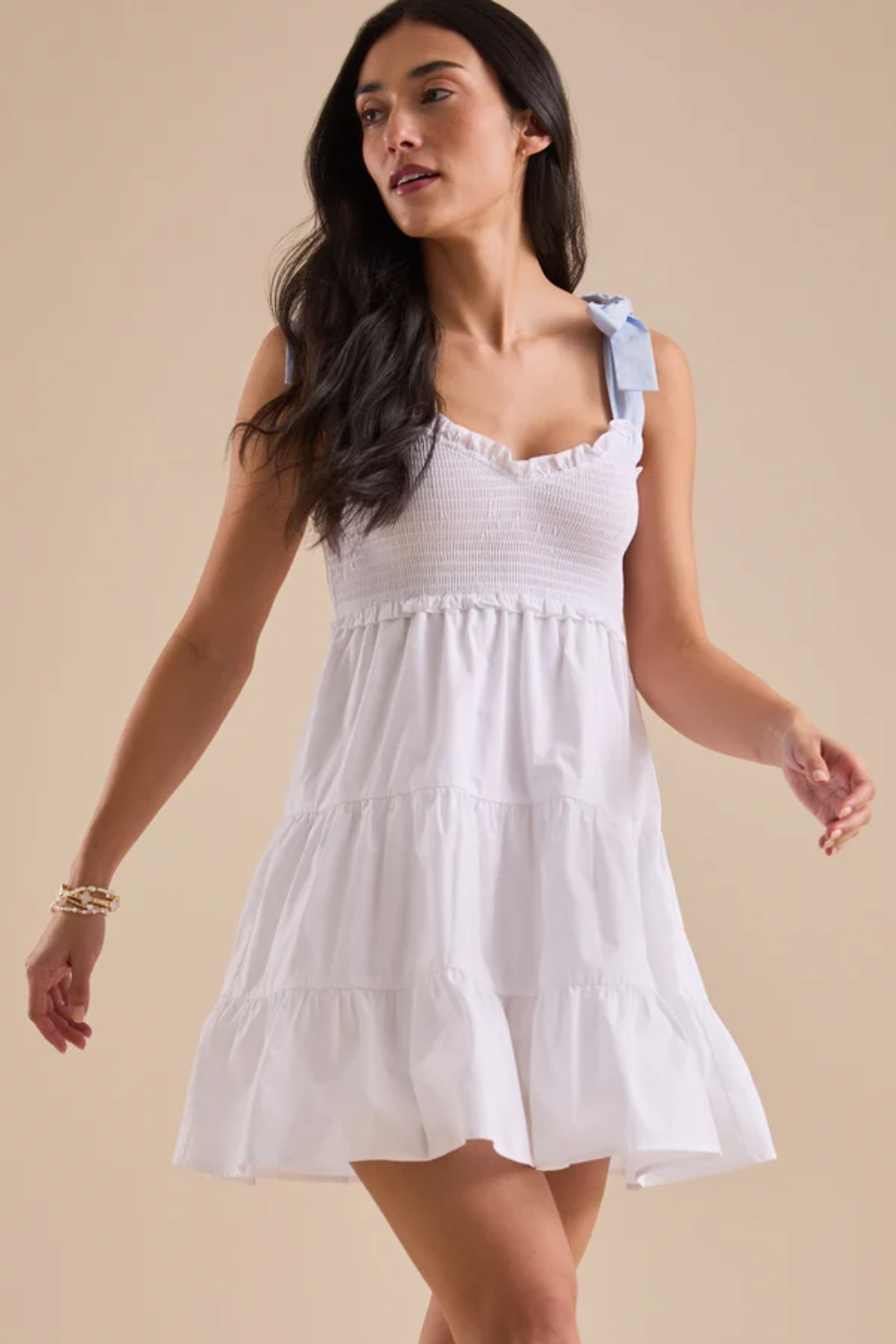 Brodie Tiered Mini Dress