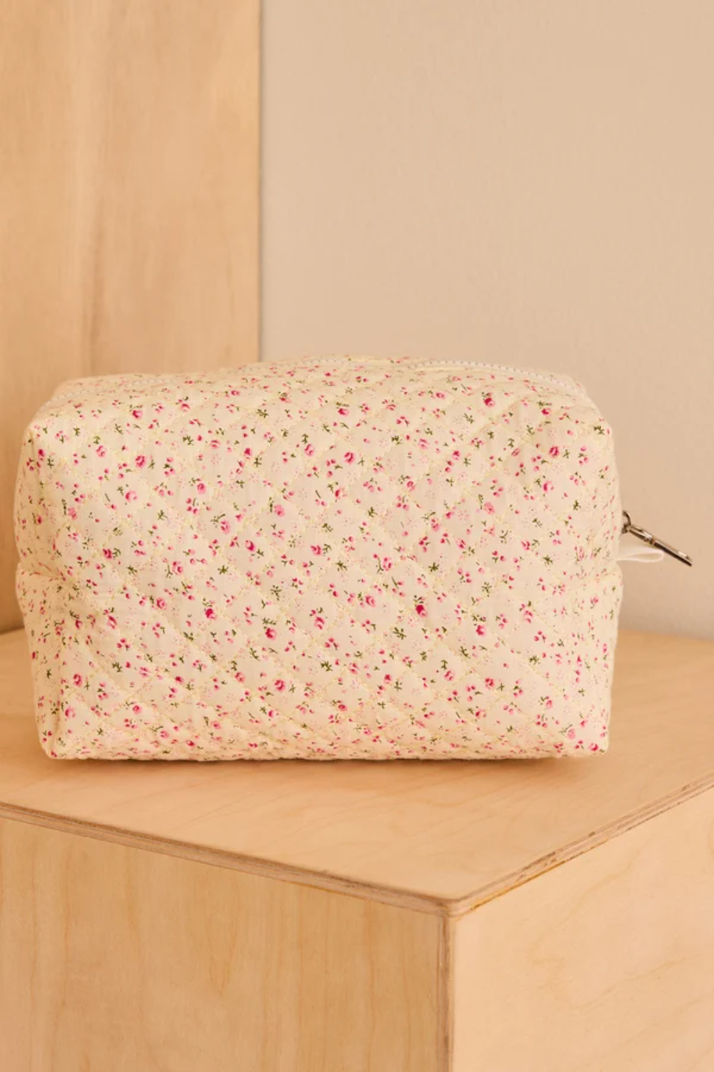 Everly Quilted Makeup Bag