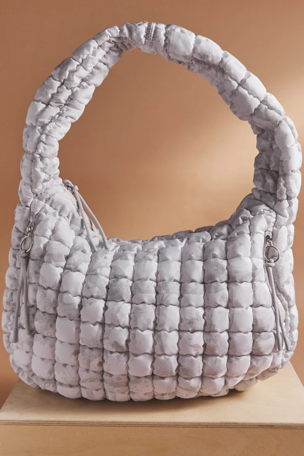 Proficient Camo Quilted Puffer Shoulder Bag