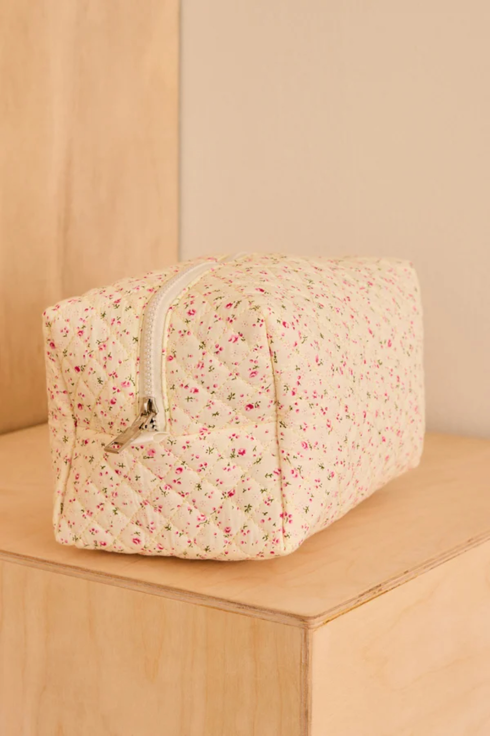 Everly Quilted Makeup Bag