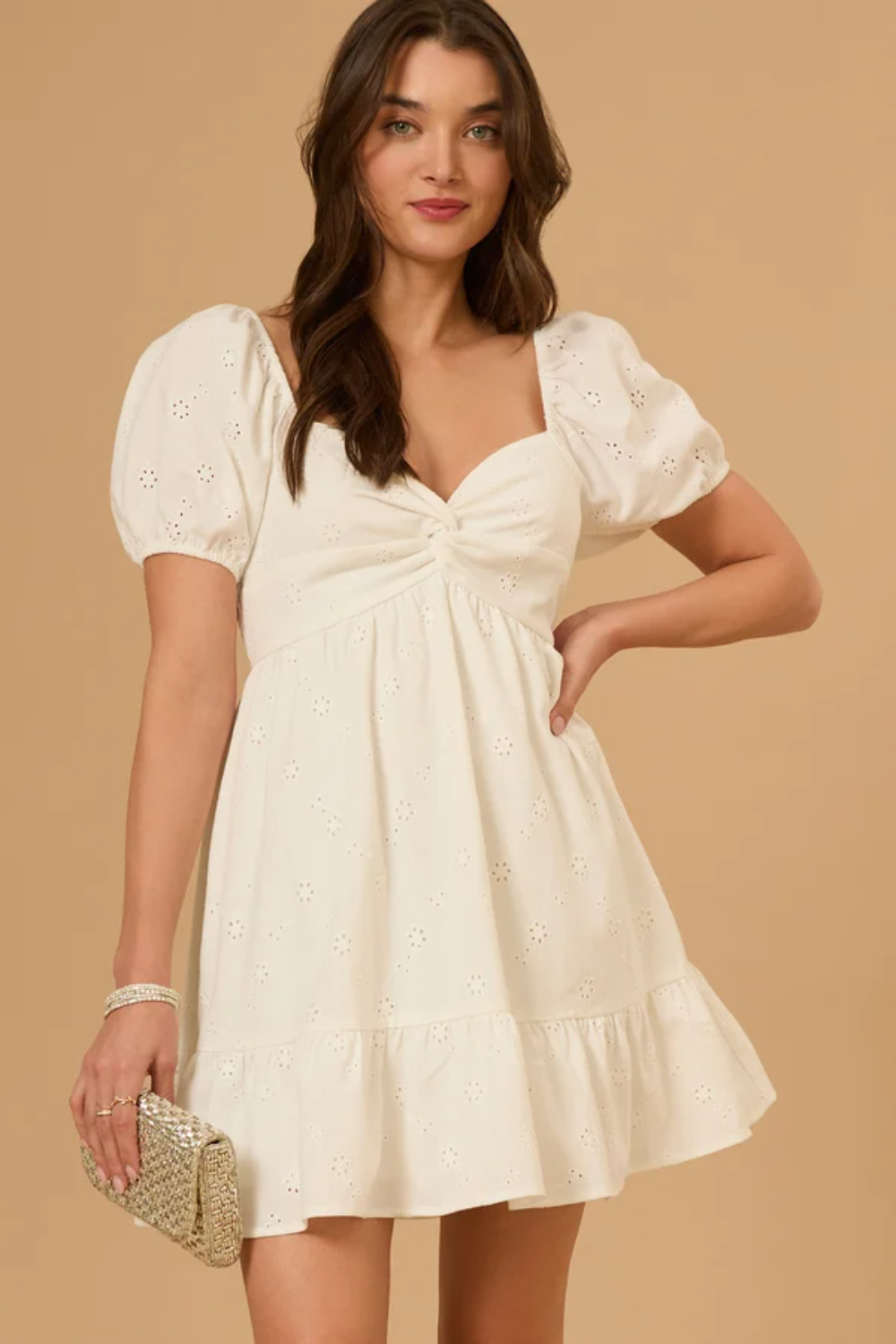 Riley Puff Sleeve Dress