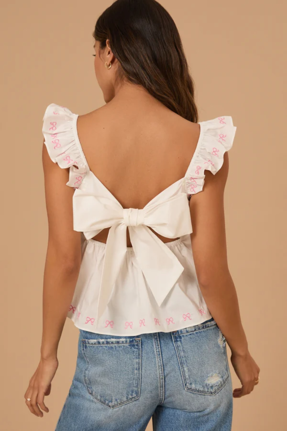 Larissa Bow Tie-Back Top