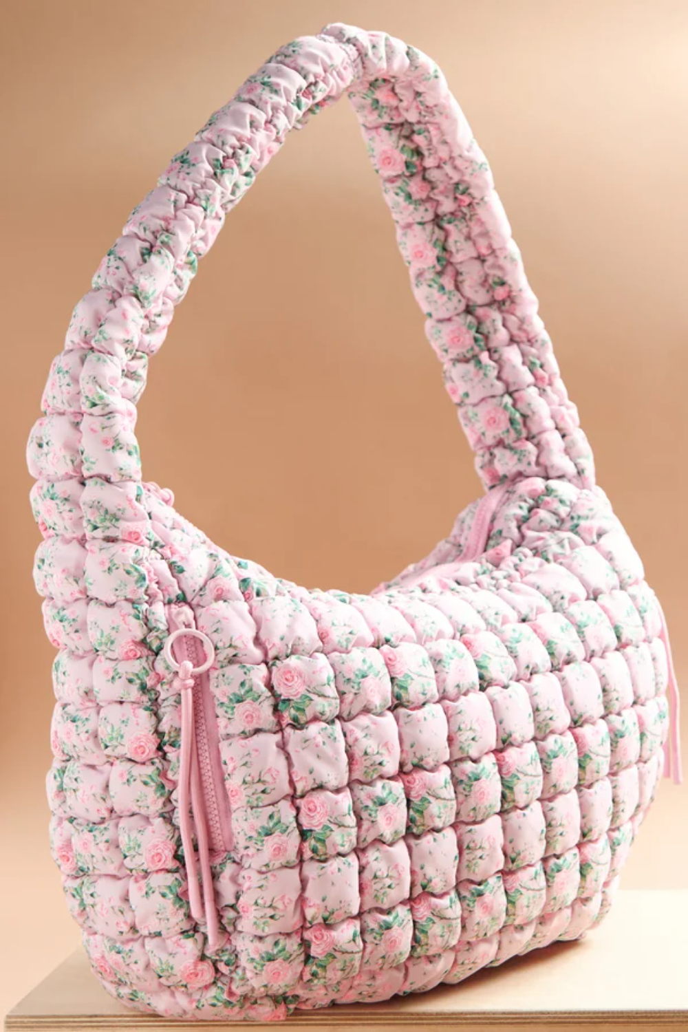 Proficient Floral Quilted Puffer Shoulder Bag