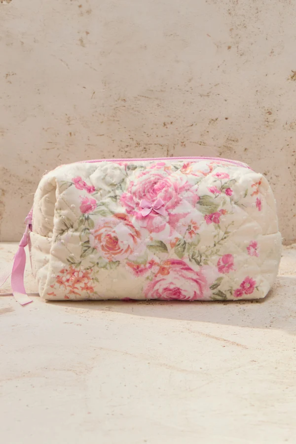 Gracelyn Floral Makeup Bag