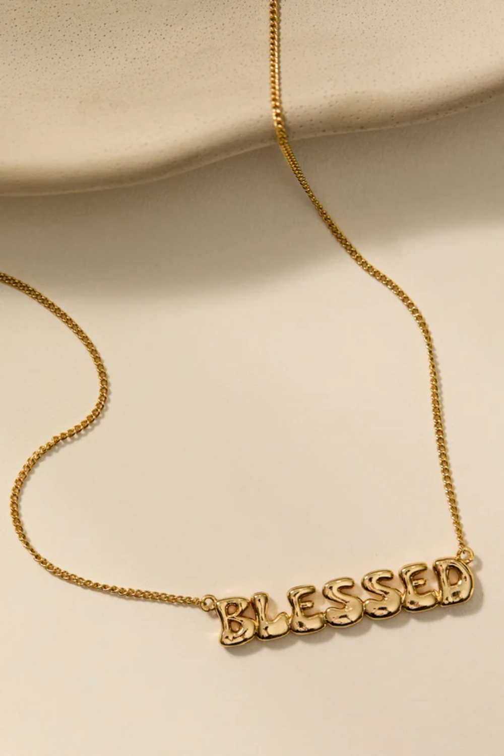 18K Gold Blessed Bubble Necklace