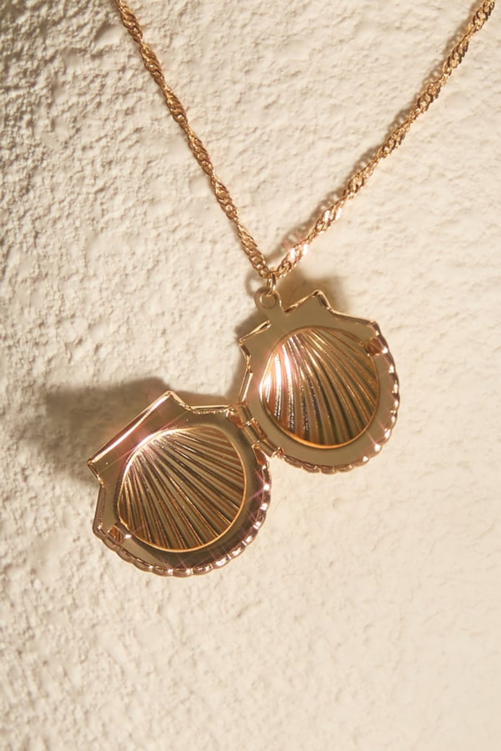 Shell Locket Necklace