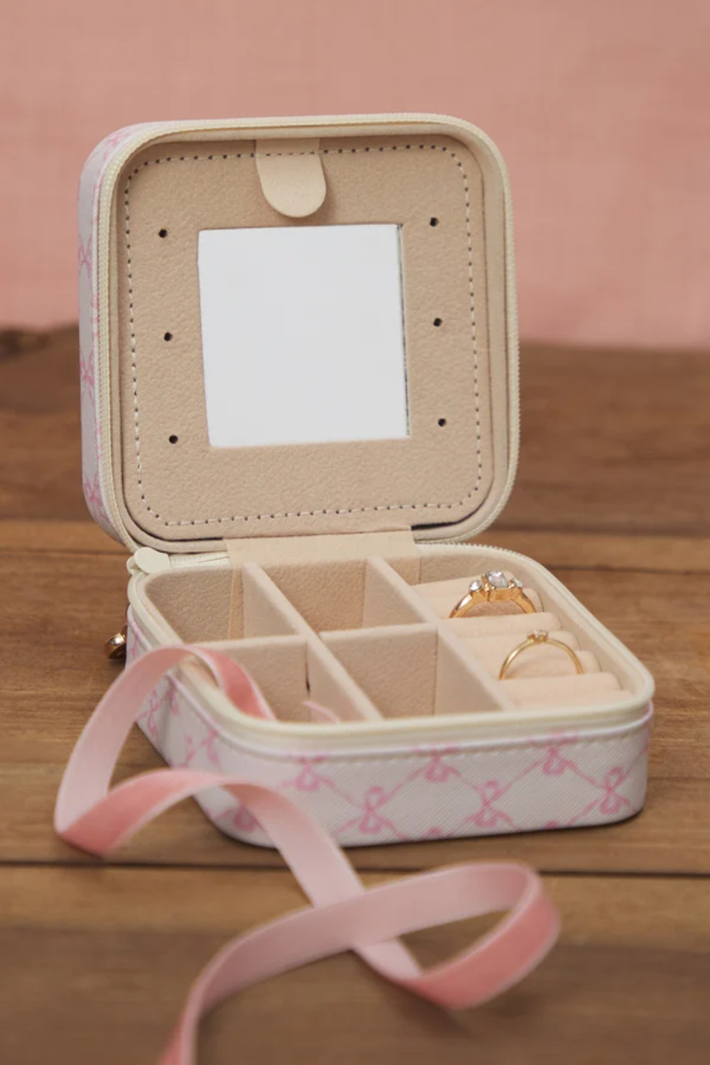 Bow Print Jewelry Box
