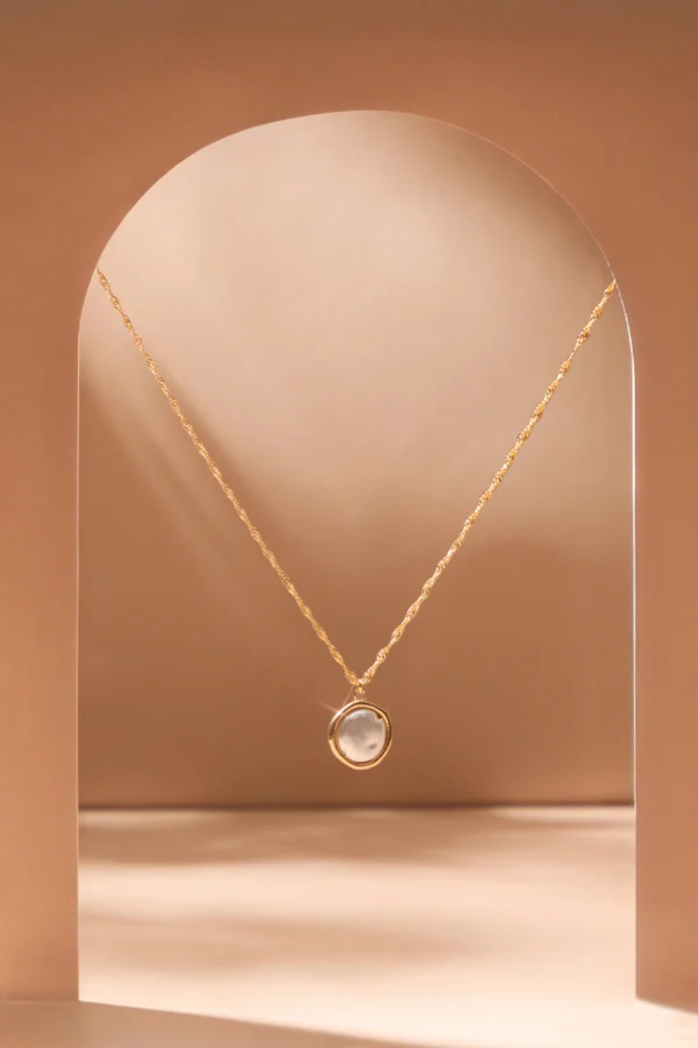 Freshwater Pearl Charm Necklace