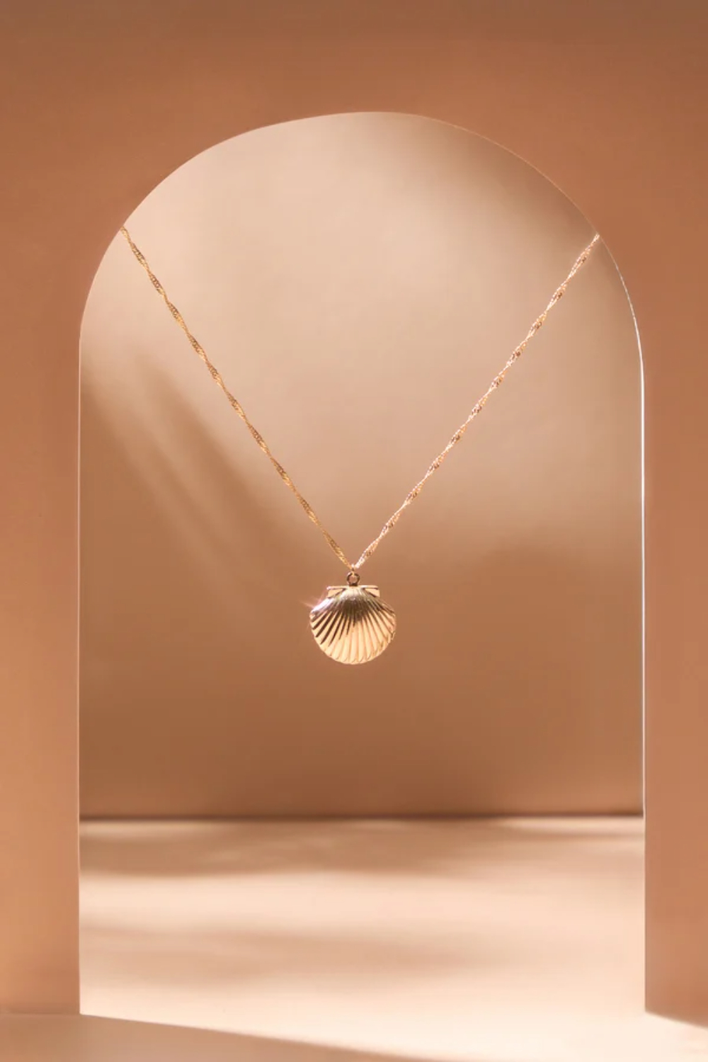 Shell Locket Necklace