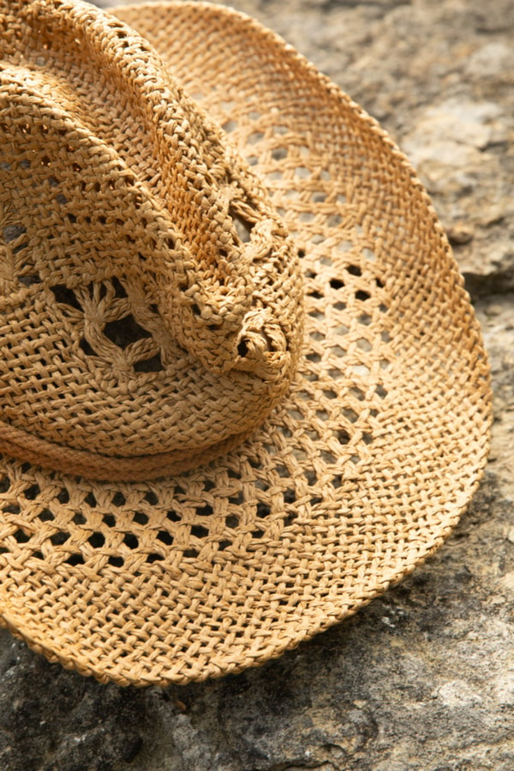 Woven Straw Rope Cowboy Hat