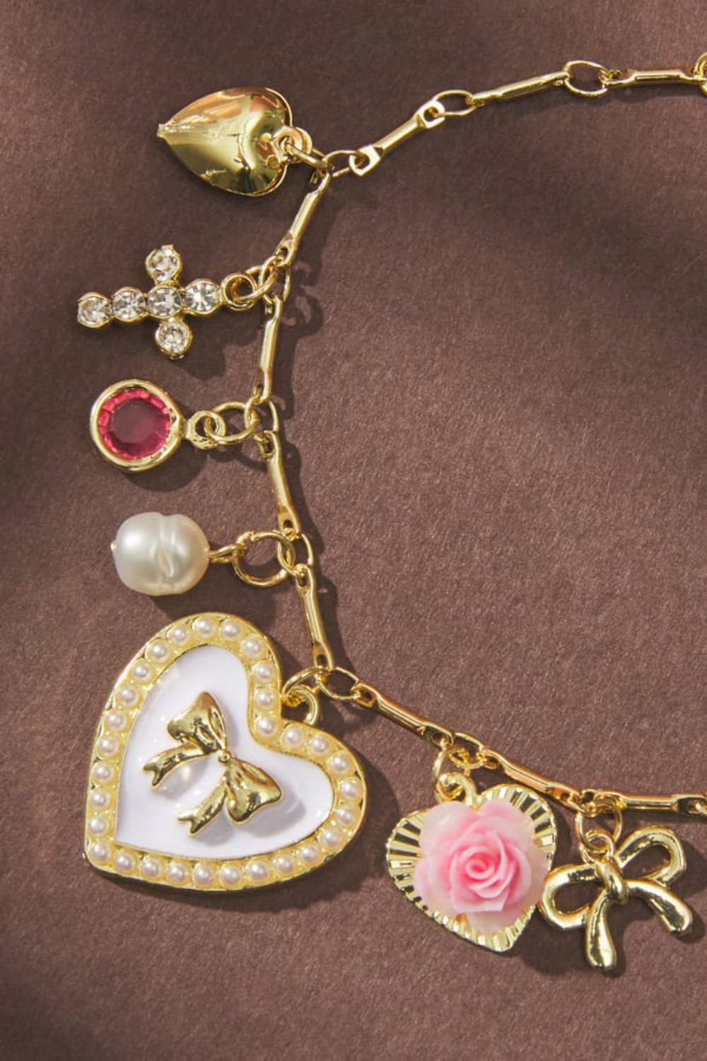 Dainty Flower Charm Bracelet