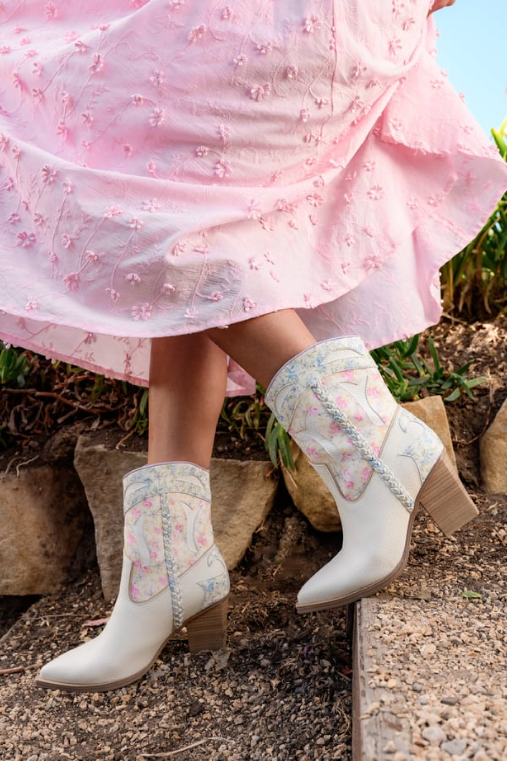 Nell Floral Boot