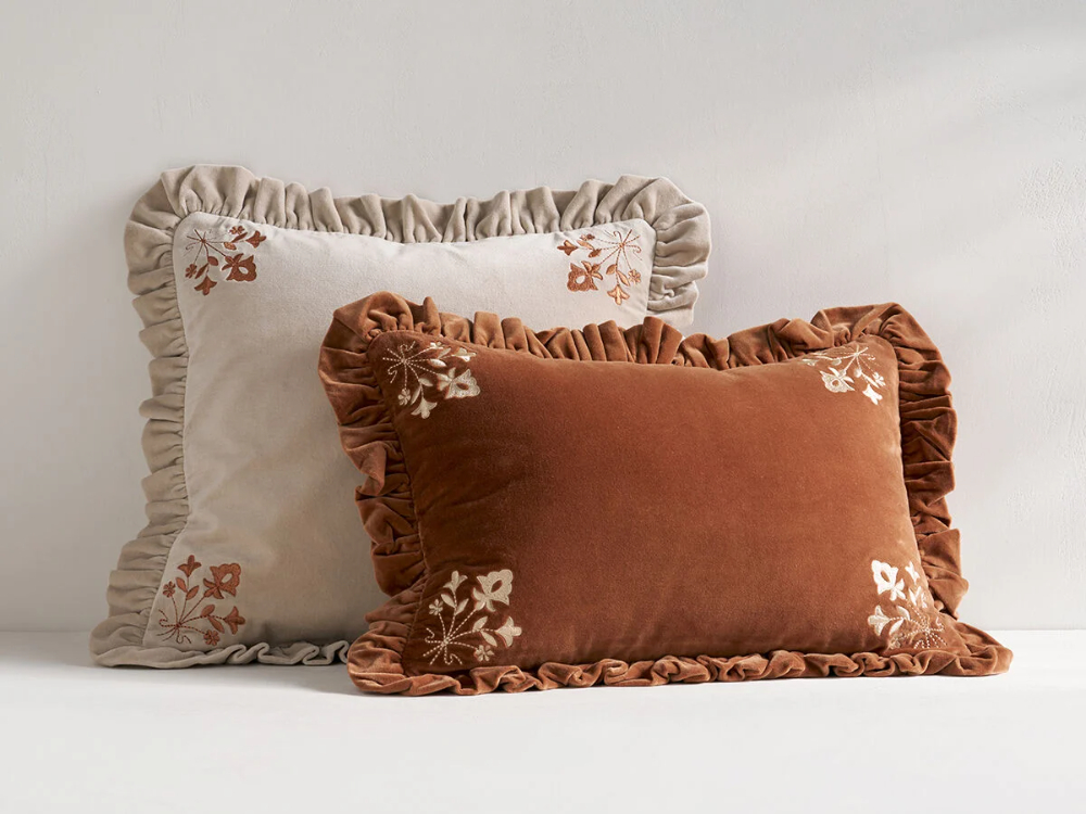 Camelia Cotton Pillow