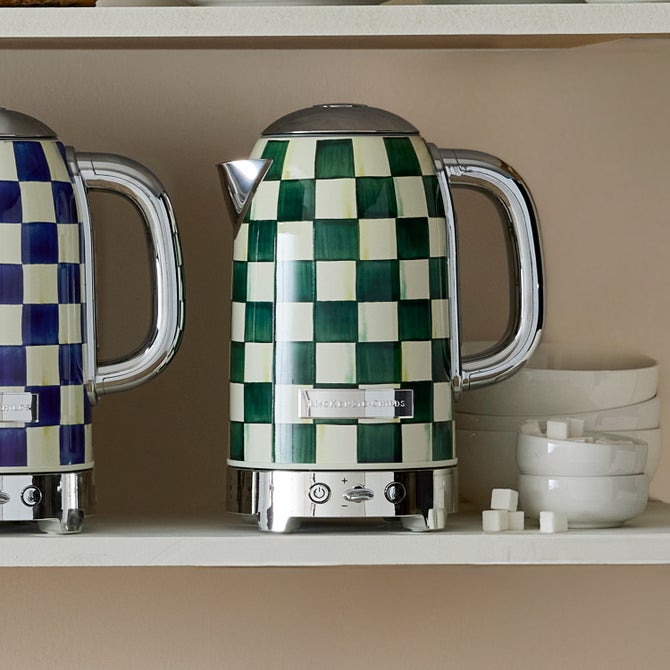 Emerald Check Electric Kettle