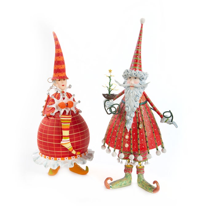 Patience Brewster Dash Away Dashing Santa Figure