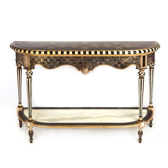 Golden Hour Cocktail Console Table