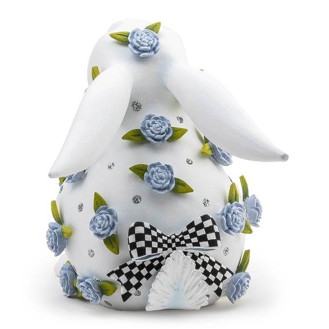Patience Brewster Periwinkle Peony Sitting Rabbit
