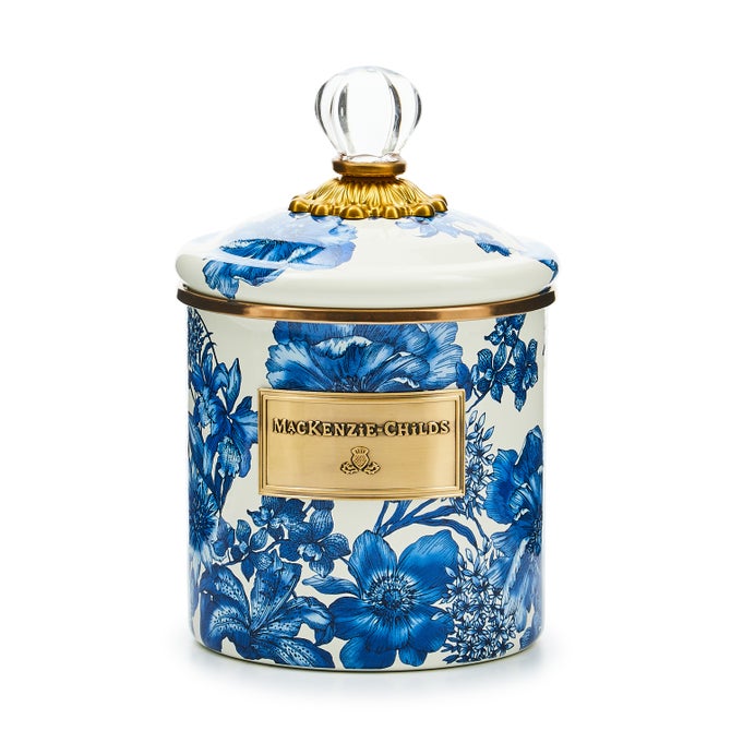 Royal English Garden Enamel Canisters