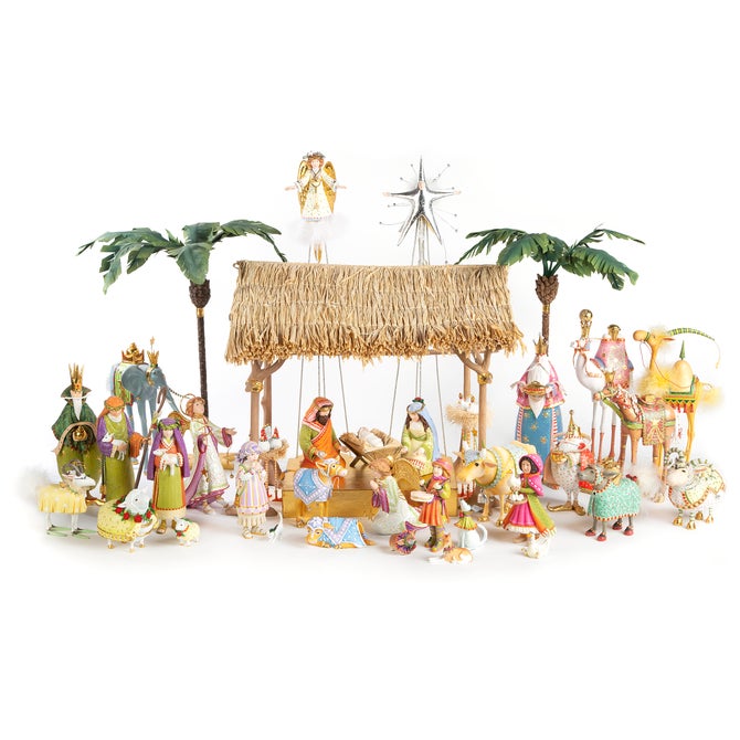 Patience Brewster Nativity Chicken & Dove Figures
