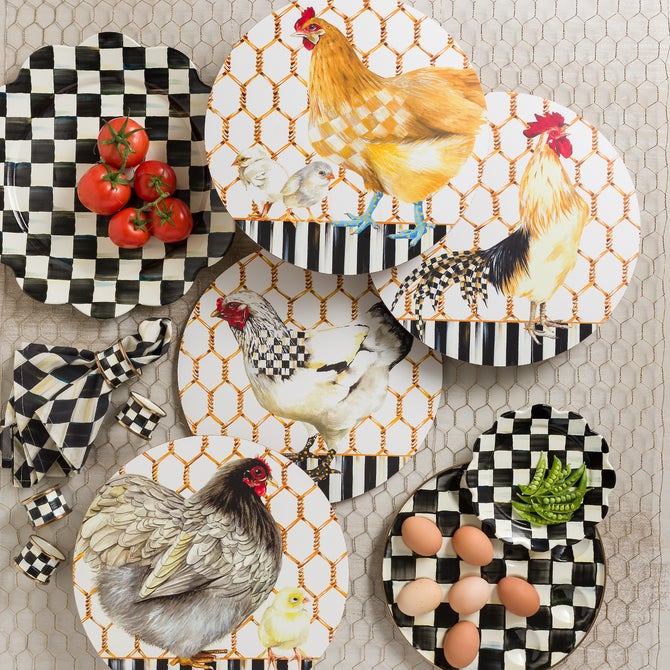 Courtly Check Egg Plate