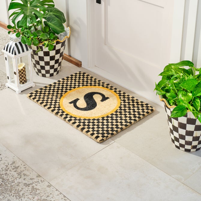 Monogram Entrance Mat