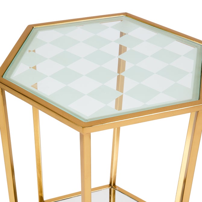 Honeycomb Accent Table