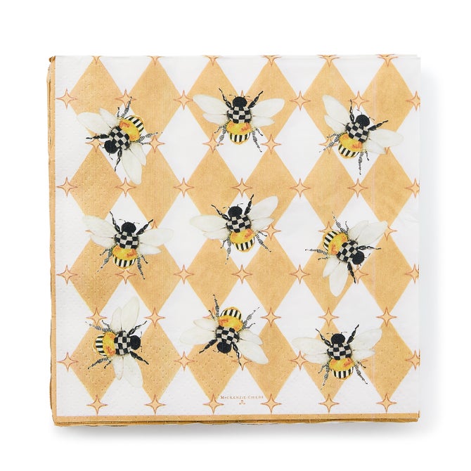 Queen Bee Dinner Paper Napkins