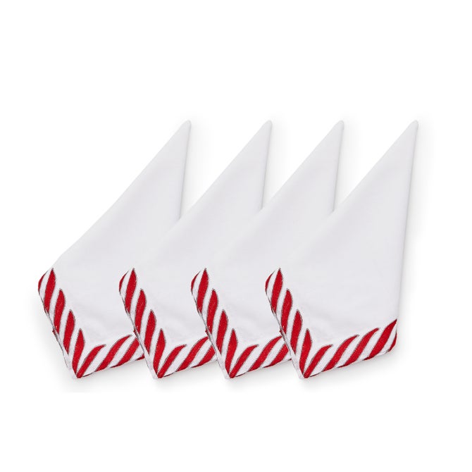 Peppermint Red Napkin, Set of 4