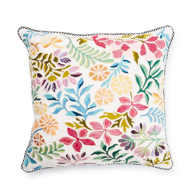 Carnivale Floral Throw Pillow