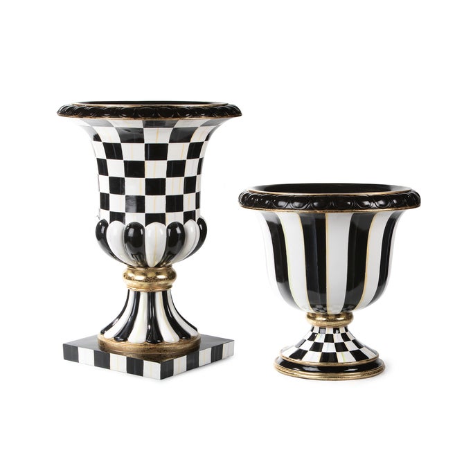 Courtly Stripe Urn