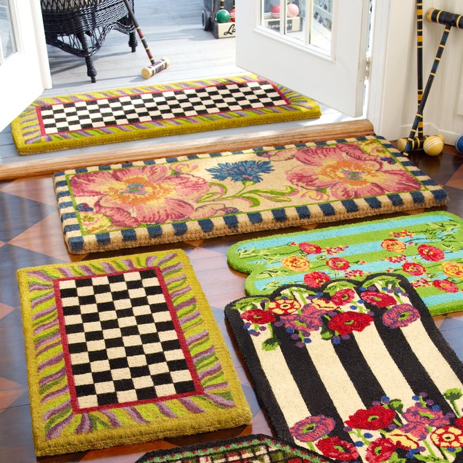 Flower Market Double Door Entrance Mat