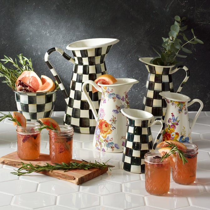 Courtly Check Large Flower Pot