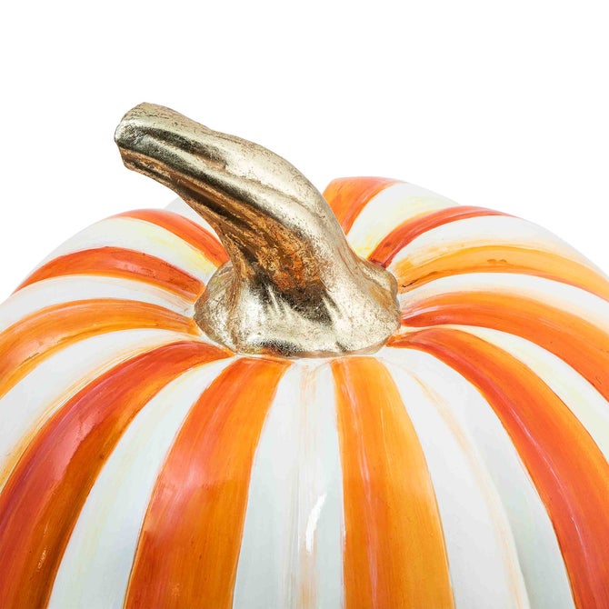 Orange Stripe Medium Pumpkin