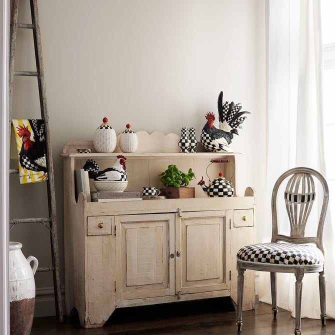 Courtly Check Rooster