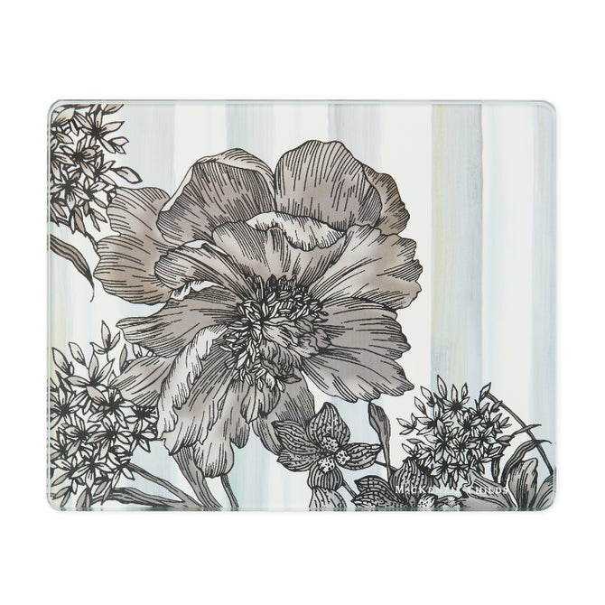 Sterling English Garden Glass Cutting Boards, Set of 2