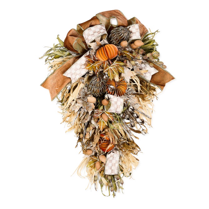 Mocha Check Harvest Swag