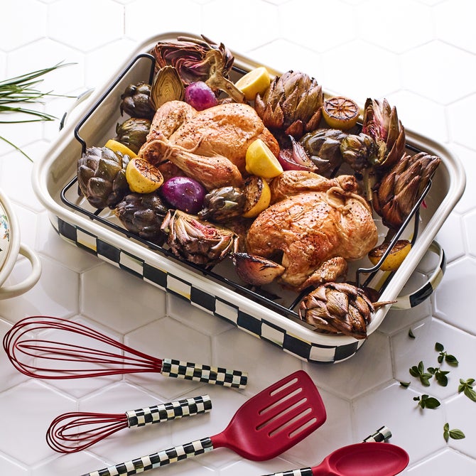 Courtly Check Roasting Pan with Rack