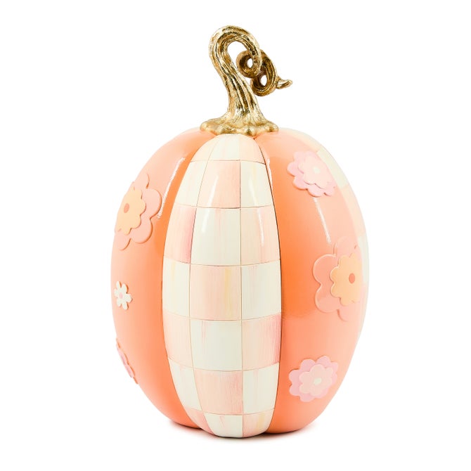 Rosy Check Flower Power Pumpkin